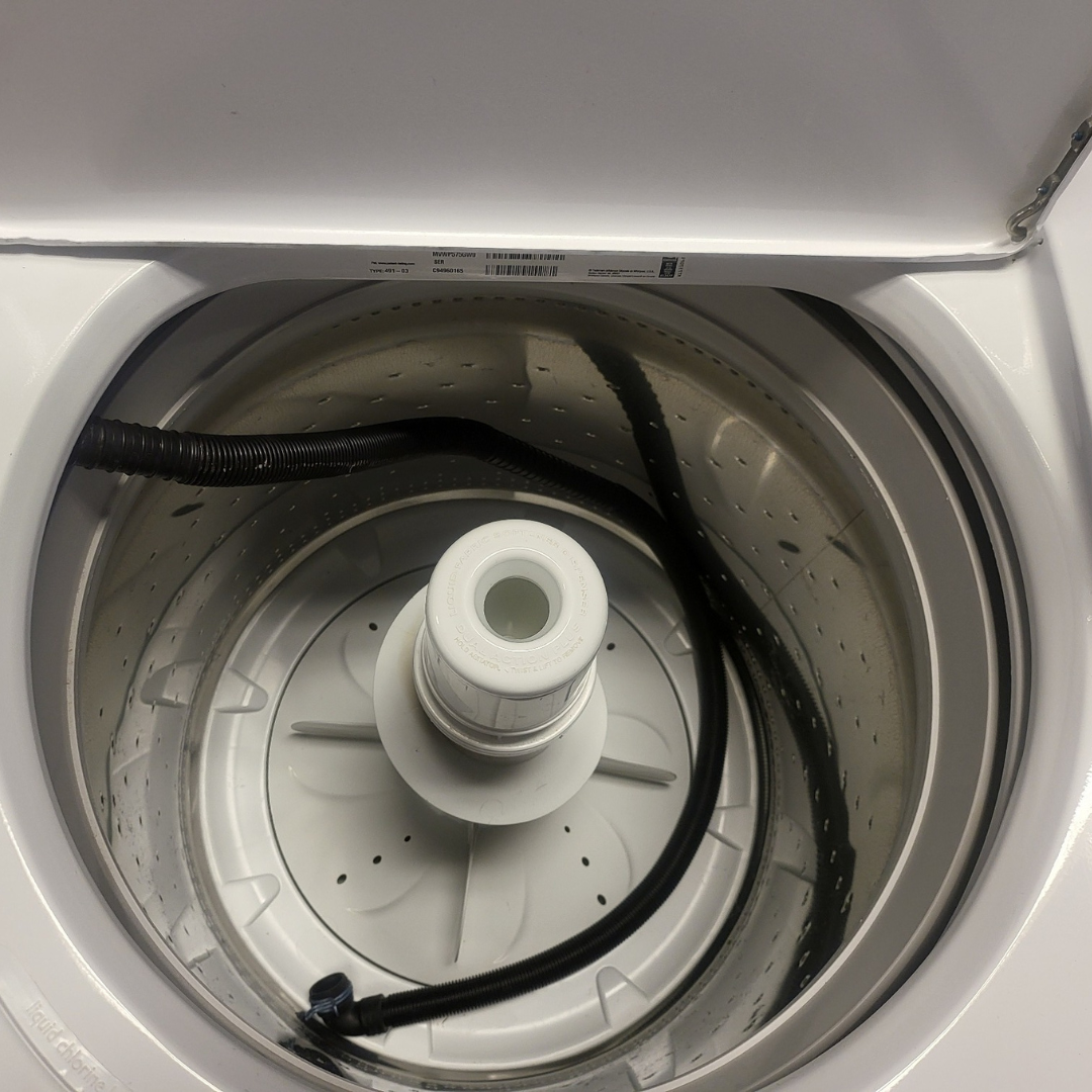 SET: Maytag MVWP575GW 3.5 cu. ft. Commercial-Grade Residential Agitator Washer & MEDP576KW1 7.4 CU. FT. COMMERCIAL-GRADE RESIDENTIAL DRYER - Refurbished