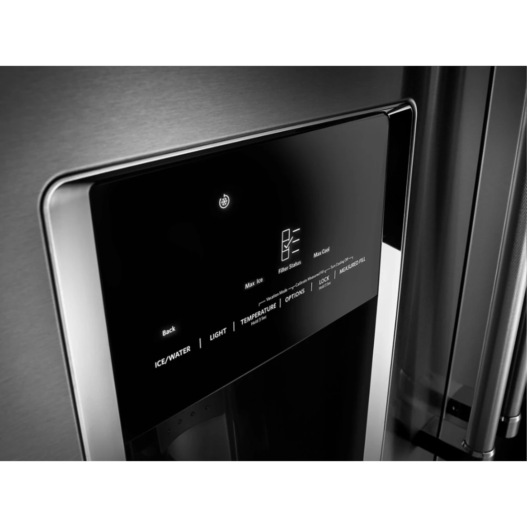KitchenAid KRMF706ESS 36 Inch Freestanding 5-Door French Door Refrigerator with 25.8 cu. ft.