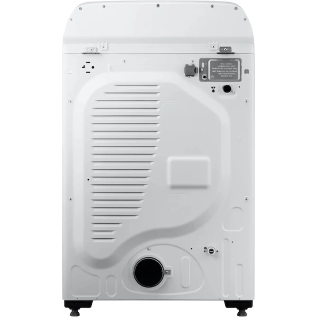Samsung DVE50R5200W 27 Inch Electric Dryer with 7.4 Cu. Ft. Capacity, 10 Dry Cycles, Smart Care, Sensor Dry, Quick Dry, Sanitize, Wrinkle Prevent, and Child Lock: White, Refurbished
