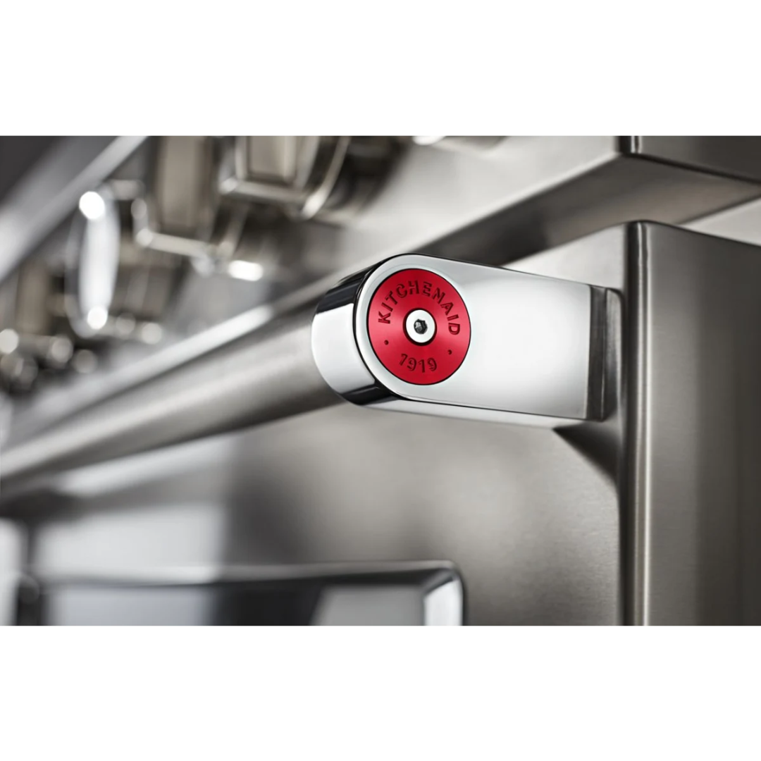 KitchenAid Commercial-Style KFDC558JSS 48 Freestanding Dual Fuel Smart Range: Stainless Steel