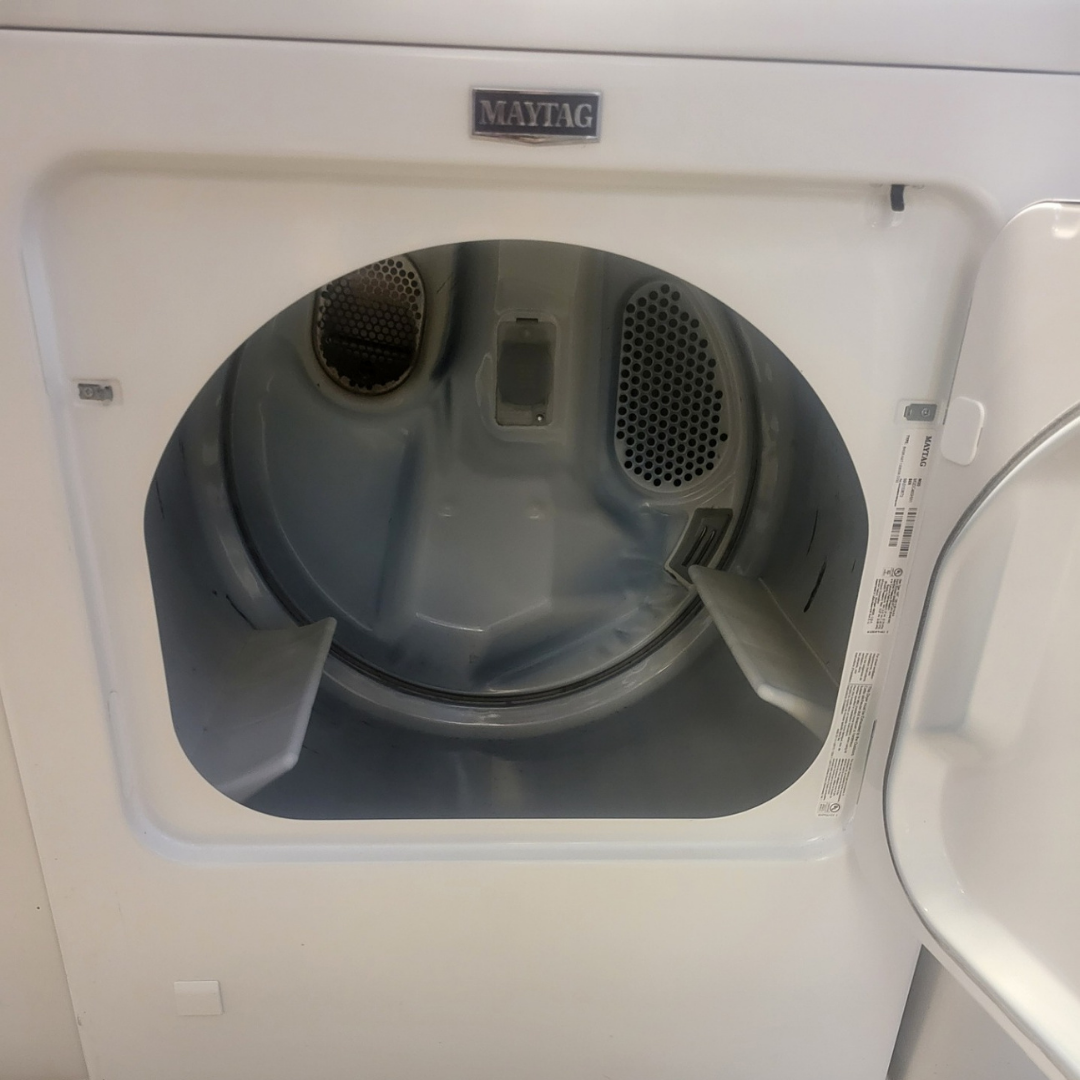 SET: Maytag MVWC565FW 28 Inch Top Load Washer, 4.2 Cu. Ft. and MGDC465HW 29 Inch Gas Dryer, 7.0 cu. ft, REFURBISHED