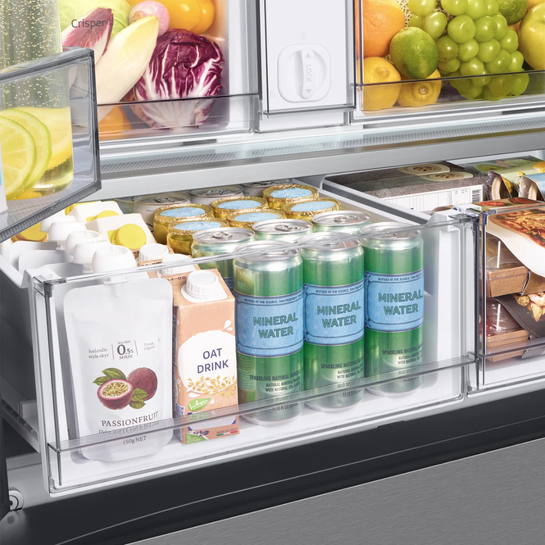 Samsung BESPOKE RF24BB6200QL 36 Inch Counter Depth Smart 3-Door French Door Refrigerator with 24 cu. ft. Total Capacity