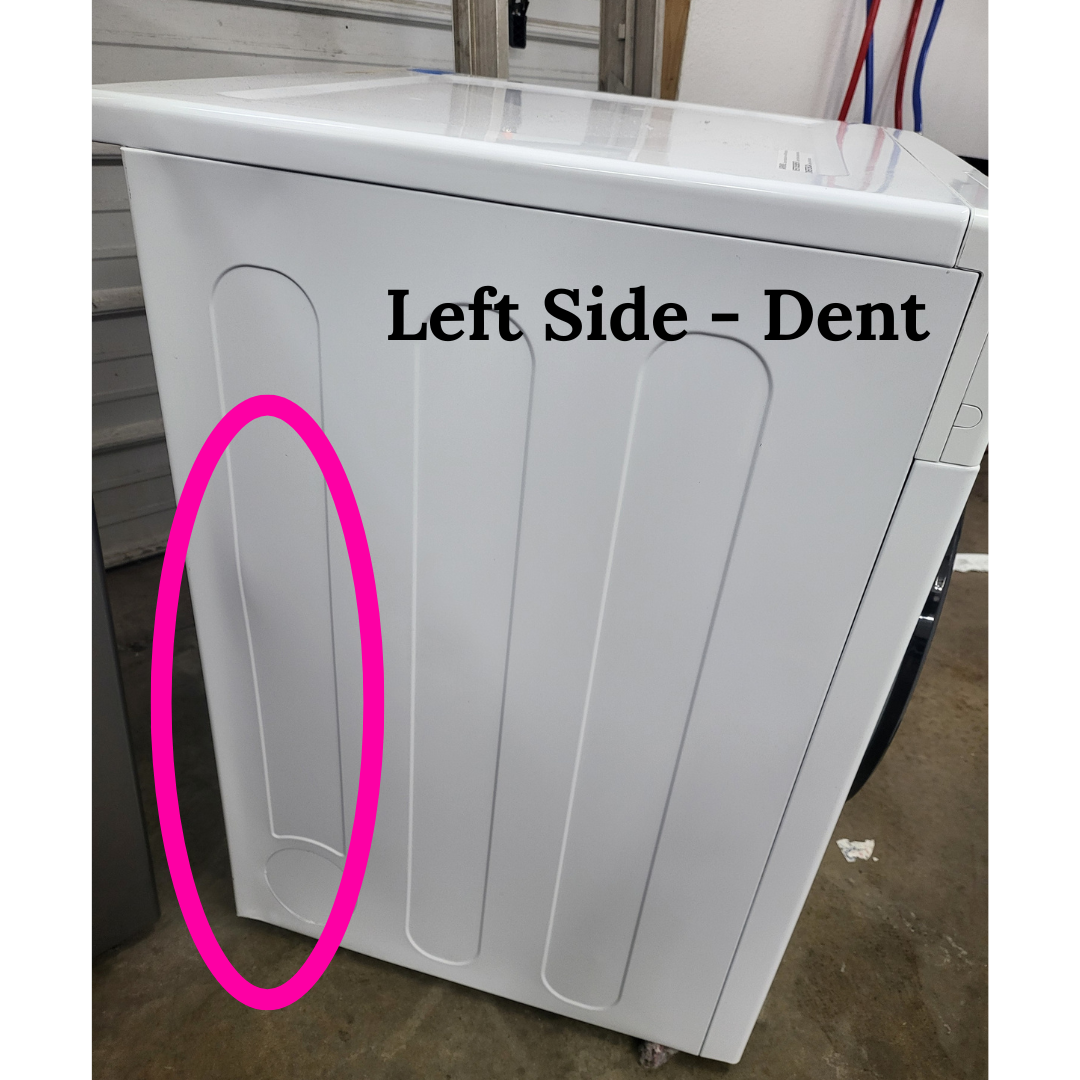 GE GFD14ESSNWW 24 Inch Electric Dryer with 4.3 Cu. Ft. Capacity, 13 Dryer Programs, Sensor Dry, Sanitize, Delay Start, Quick Dry, and Energy Star®