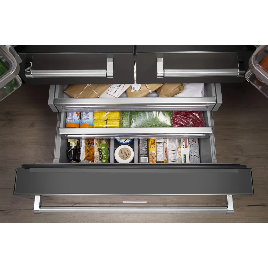 KitchenAid KRMF706ESS 36 Inch Freestanding 5-Door French Door Refrigerator with 25.8 cu. ft.