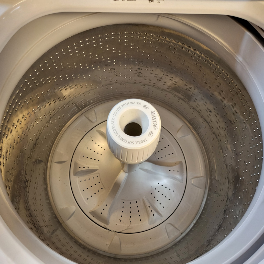 Maytag Heritage Series MVWP475EW 28 Inch 3.6 cu. ft. Top Load Washer with 11 Wash Cycles, 800 RPM, PowerWash Cycle3, Wrinkle Control, Deep Water Wash Cycle, Detergent Dispenser, Automatic Load Size Sensing Technology