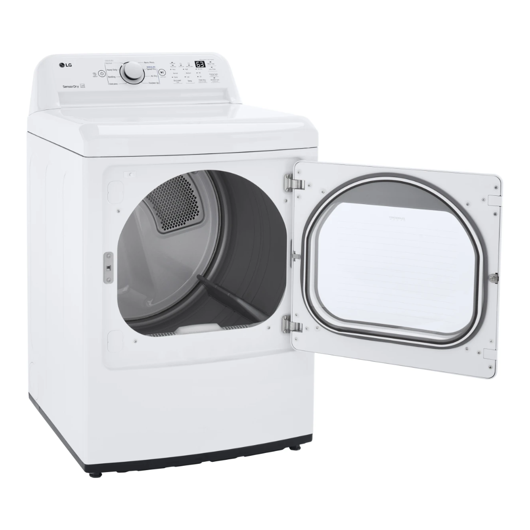 SET: NEW LG WT6105CW 27 Inch Top Load Washer with 4.1 cu ft Capacity & REFURBISHED DLE7150W 27 Inch Electric Dryer with 7.3 Cu. Ft. Capacity (Copy)