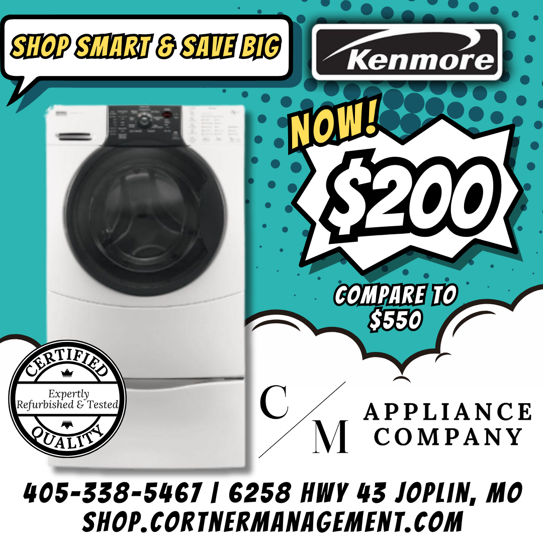 Kenmore 110.85872401 HE4 Electric Dryer, 7.4 cu. ft. capacity, White With Pedestal - Refurbished