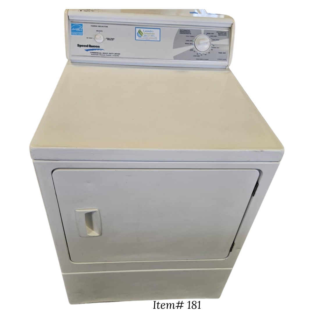 Speed Queen Electric Dryer LES17AWF | 7.2 cur. ft - Refurbished