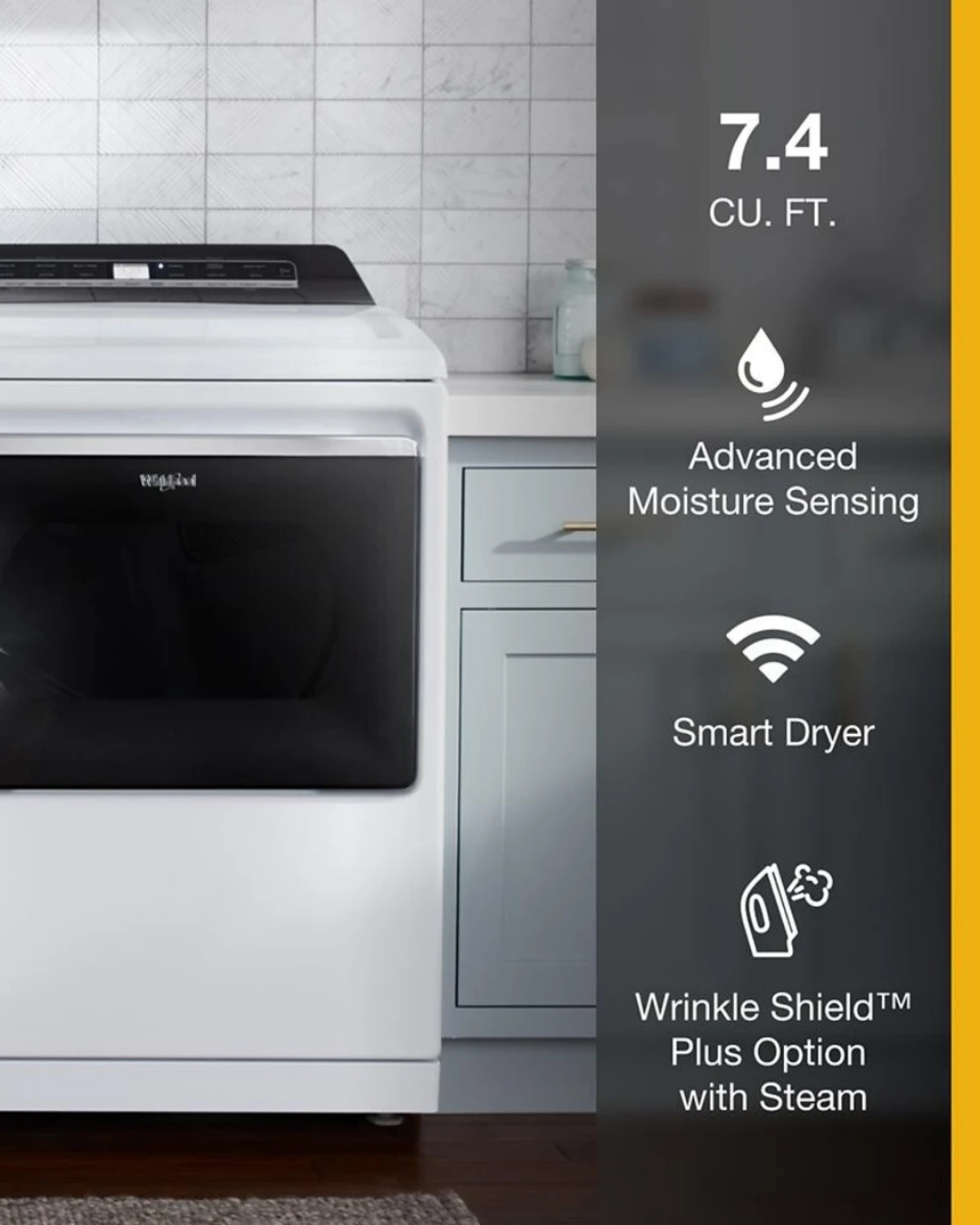 Whirlpool Set WTW8127LW & WED8127LW1, Refurbished