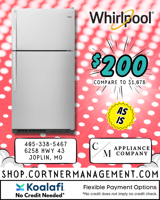 Whirlpool WRT311FZDZ, Used As-Is