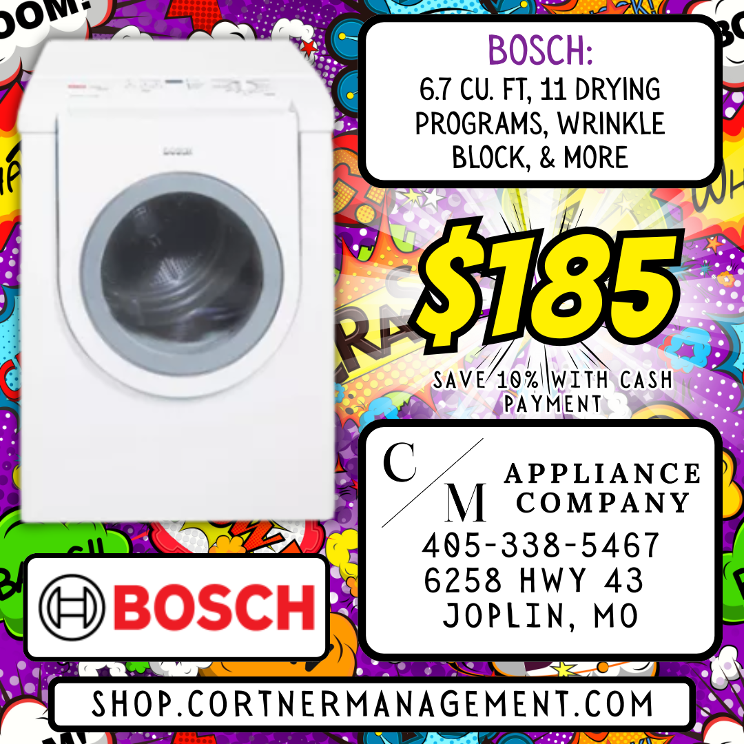 Bosch Nexxt 300 Series WTMC3321US, Refurbished