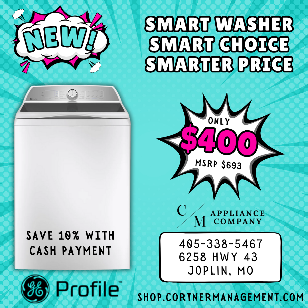 GE Profile PTW600BSRWS 28 Inch Top Load Smart Washer with 5.0 Cu. Ft. Capacity, 12 Wash Cycles, 7 Wash Options, Deep Fill and Energy Star Certified: White