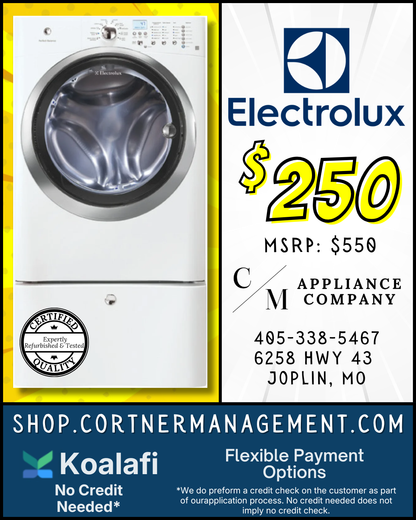 Electrolux IQ-Touch Series EIFLW55HIW, Refurbished
