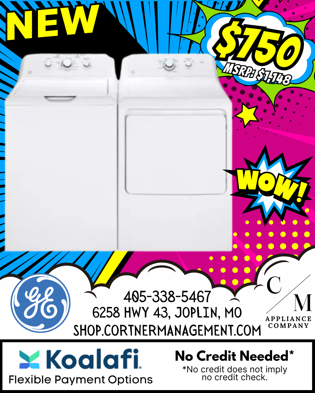 GE Set: GTW538ASWWS & GTD38EASWWS