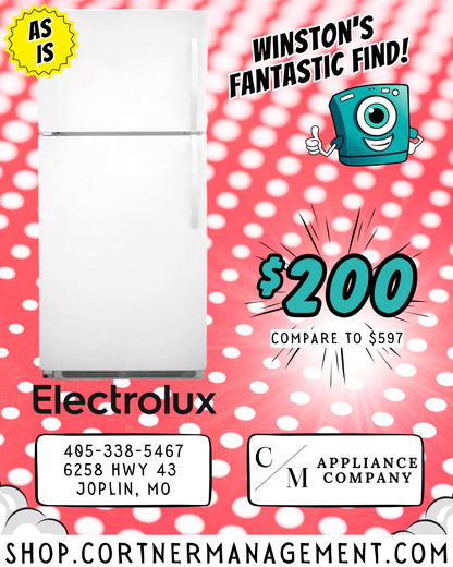 Electrolux FRT21IL5DW8, As-Is