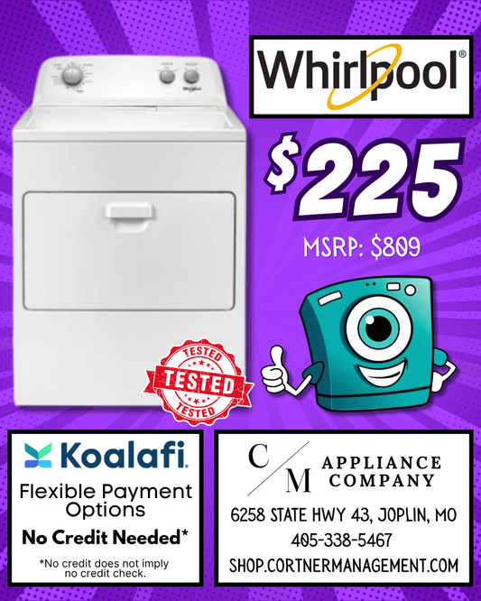 Whirlpool WED4850HW, Tested