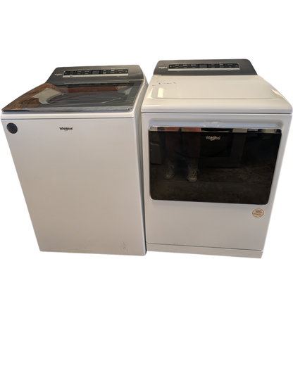 Whirlpool Set WTW8127LW & WED8127LW1, Refurbished