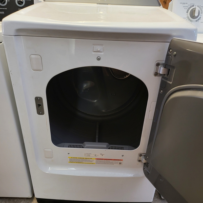 Samsung DVE50R5200W 27 Inch Electric Dryer with 7.4 Cu. Ft. Capacity, 10 Dry Cycles, Smart Care, Sensor Dry, Quick Dry, Sanitize, Wrinkle Prevent, and Child Lock: White, Refurbished