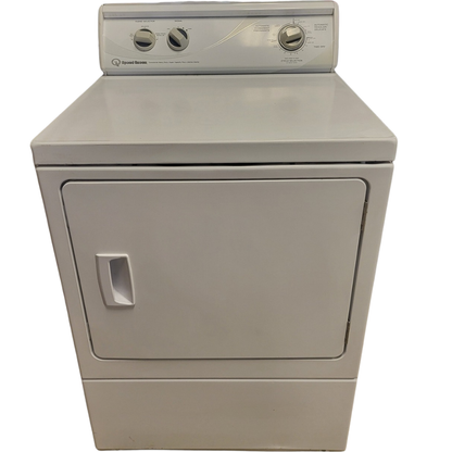 Speed Queen ADE3LRG 27 Inch Electric Dryer with 7.0 cu. ft. Capacity, 3 Drying Cycles, 1/3 HP Motor, Secured Lint Filter and 220 CFM Exhaust Fan