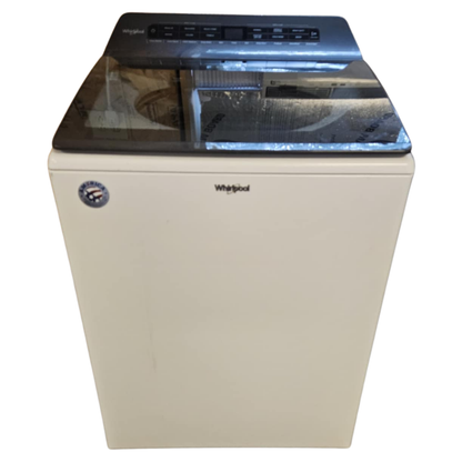 SET: Whirlpool WTW5105HW 28 Inch Top Load Washer 4.7 Cu. Ft. & Whirlpool WED7120HW 27 Inch Electric Dryer 7.4 Cu. Ft.