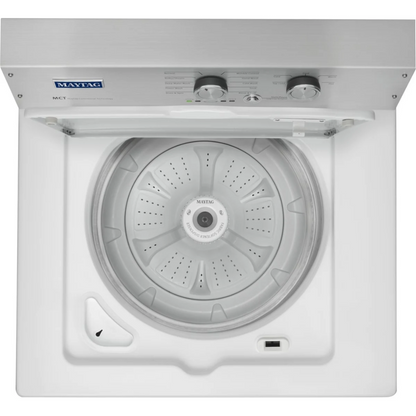 Maytag Heritage Series MVWP475EW 28 Inch 3.6 cu. ft. Top Load Washer with 11 Wash Cycles, 800 RPM, PowerWash Cycle3, Wrinkle Control, Deep Water Wash Cycle, Detergent Dispenser, Automatic Load Size Sensing Technology