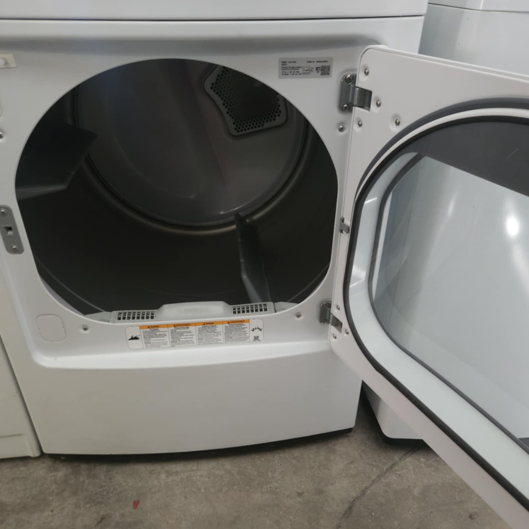 SET: NEW LG WT6105CW 27 Inch Top Load Washer with 4.1 cu ft Capacity & REFURBISHED DLE7150W 27 Inch Electric Dryer with 7.3 Cu. Ft. Capacity (Copy)