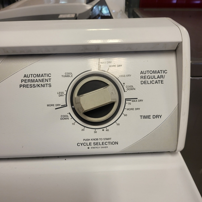 Speed Queen ADE3LRG 27 Inch Electric Dryer with 7.0 cu. ft. Capacity, 3 Drying Cycles, 1/3 HP Motor, Secured Lint Filter and 220 CFM Exhaust Fan