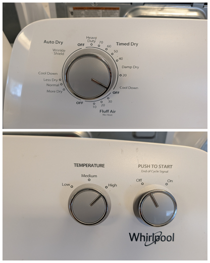 Whirlpool WED4850HW, Tested