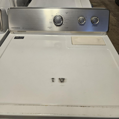 SET: Maytag MVWC565FW 28 Inch Top Load Washer, 4.2 Cu. Ft. and MGDC465HW 29 Inch Gas Dryer, 7.0 cu. ft, REFURBISHED