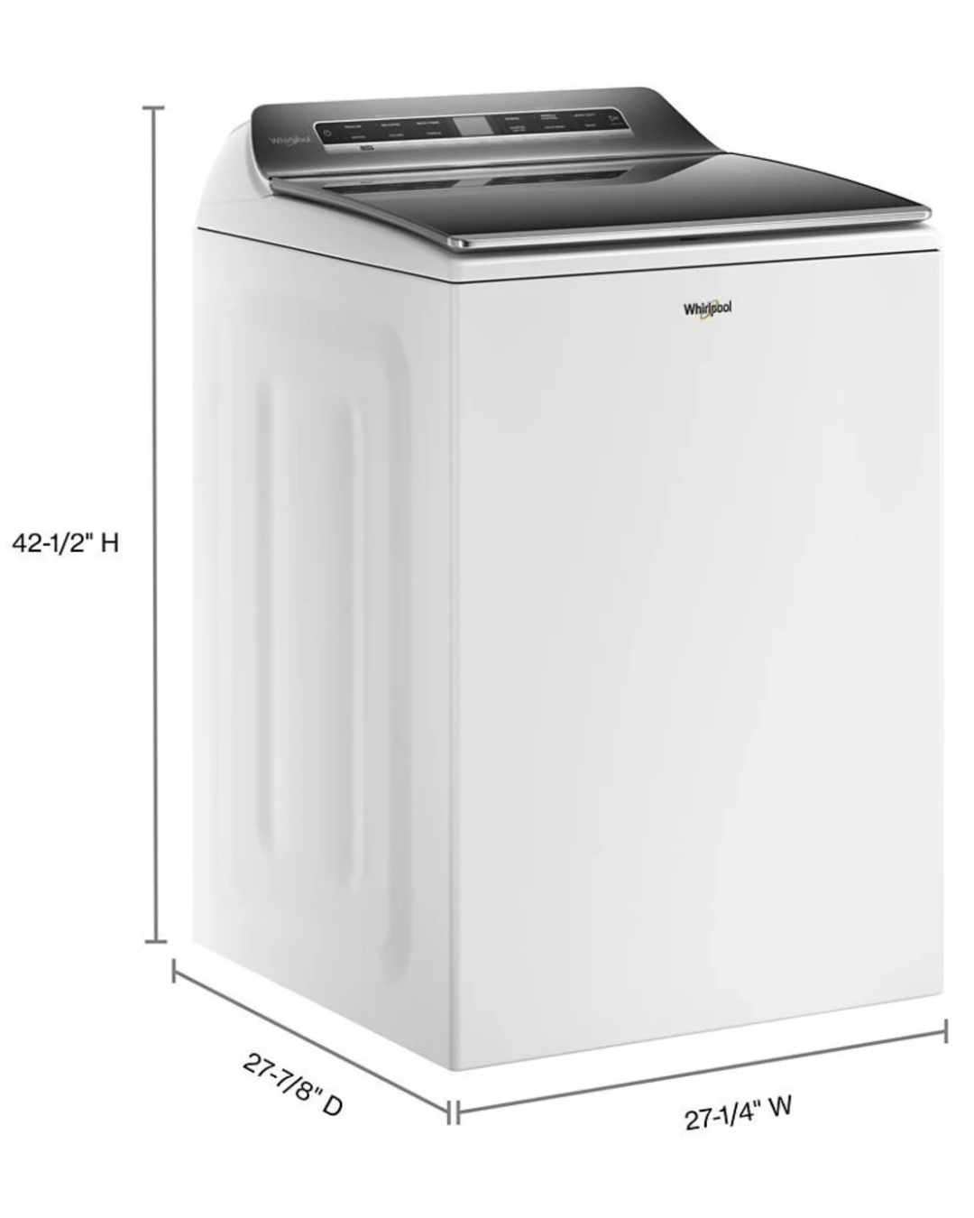 Whirlpool Set WTW8127LW & WED8127LW1, Refurbished