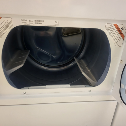 SET: Maytag MVWP575GW 3.5 cu. ft. Commercial-Grade Residential Agitator Washer & MEDP576KW1 7.4 CU. FT. COMMERCIAL-GRADE RESIDENTIAL DRYER - Refurbished
