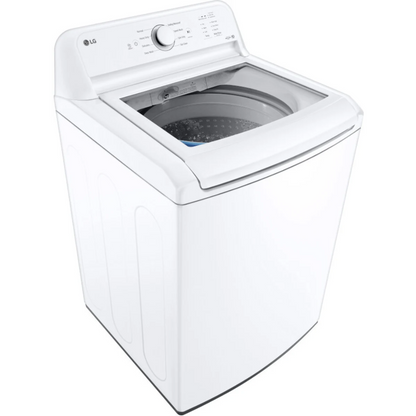 SET: NEW LG WT6105CW 27 Inch Top Load Washer with 4.1 cu ft Capacity & REFURBISHED DLE7150W 27 Inch Electric Dryer with 7.3 Cu. Ft. Capacity (Copy)