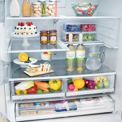 LG LMXS28596S 36 Inch 4 Door Smart Refrigerator with 27.6 Cu. Ft. Capacity, InstaView Door-In-Door: PrintProof Stainless Steel