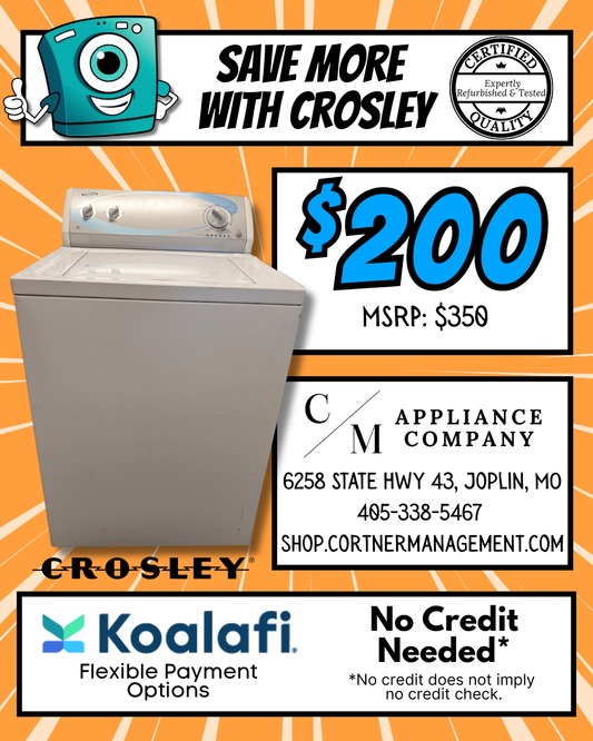 Crosley CAW8350EW1, Refurbished
