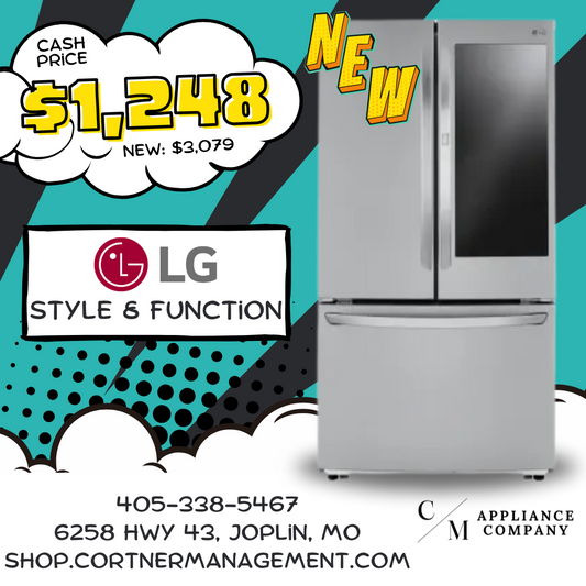LG LFCS27596S 3-Door Refrigerator | 27 cu. ft. Capacity