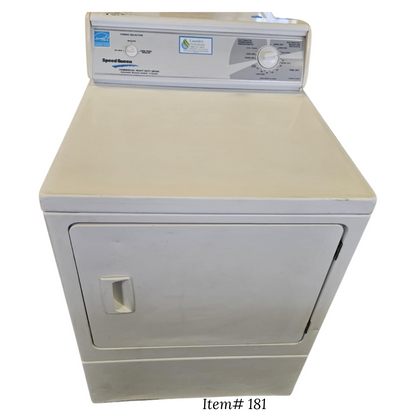 Speed Queen Electric Dryer LES17AWF | 7.2 cur. ft - Refurbished