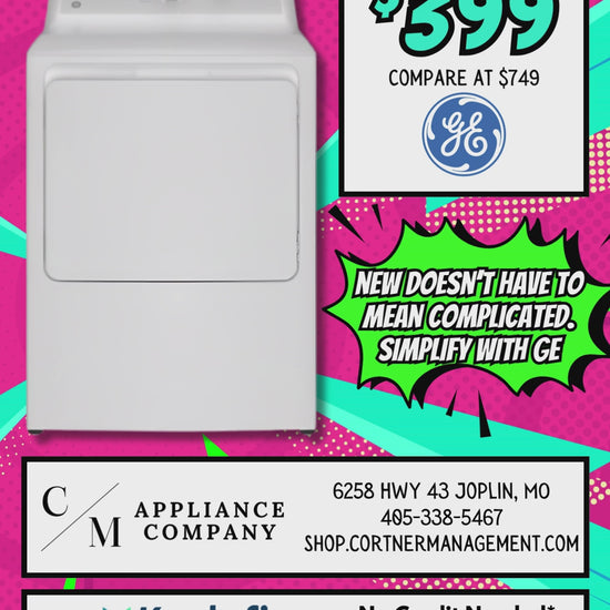GE Dryer White