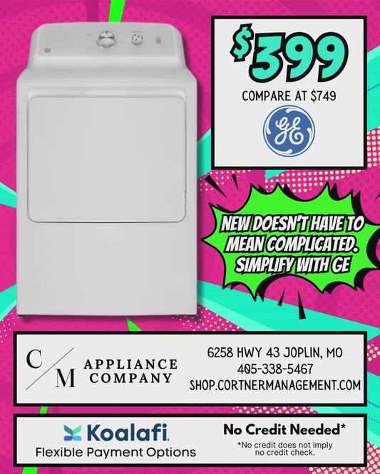 GE Dryer White