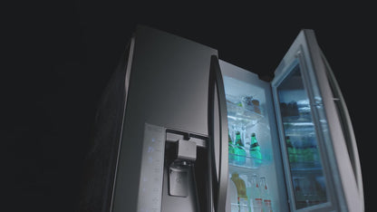 LG LMXS28596S 36 Inch 4 Door Smart Refrigerator with 27.6 Cu. Ft. Capacity, InstaView Door-In-Door: PrintProof Stainless Steel