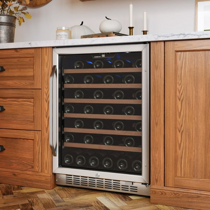 Edgestar CWR532SZ 24" Wide 53 Bottle Built-In Single Zone Wine Cooler - Stainless Steel