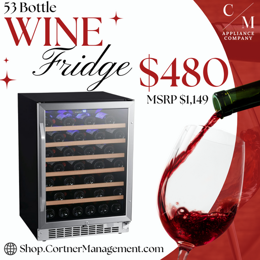 Edgestar CWR532SZ 24" Wide 53 Bottle Built-In Single Zone Wine Cooler - Stainless Steel