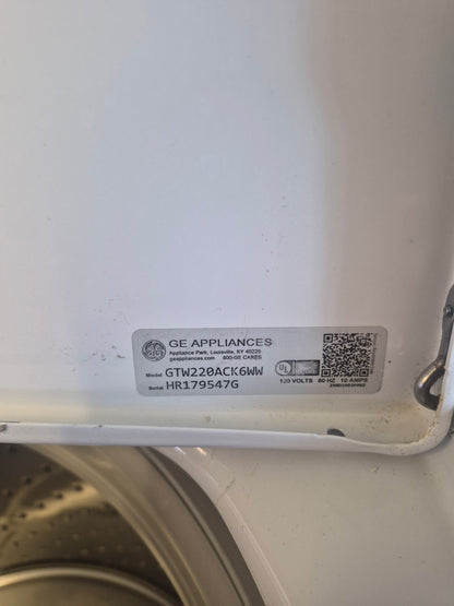GE Washing machine (GTW22ACK6WW)